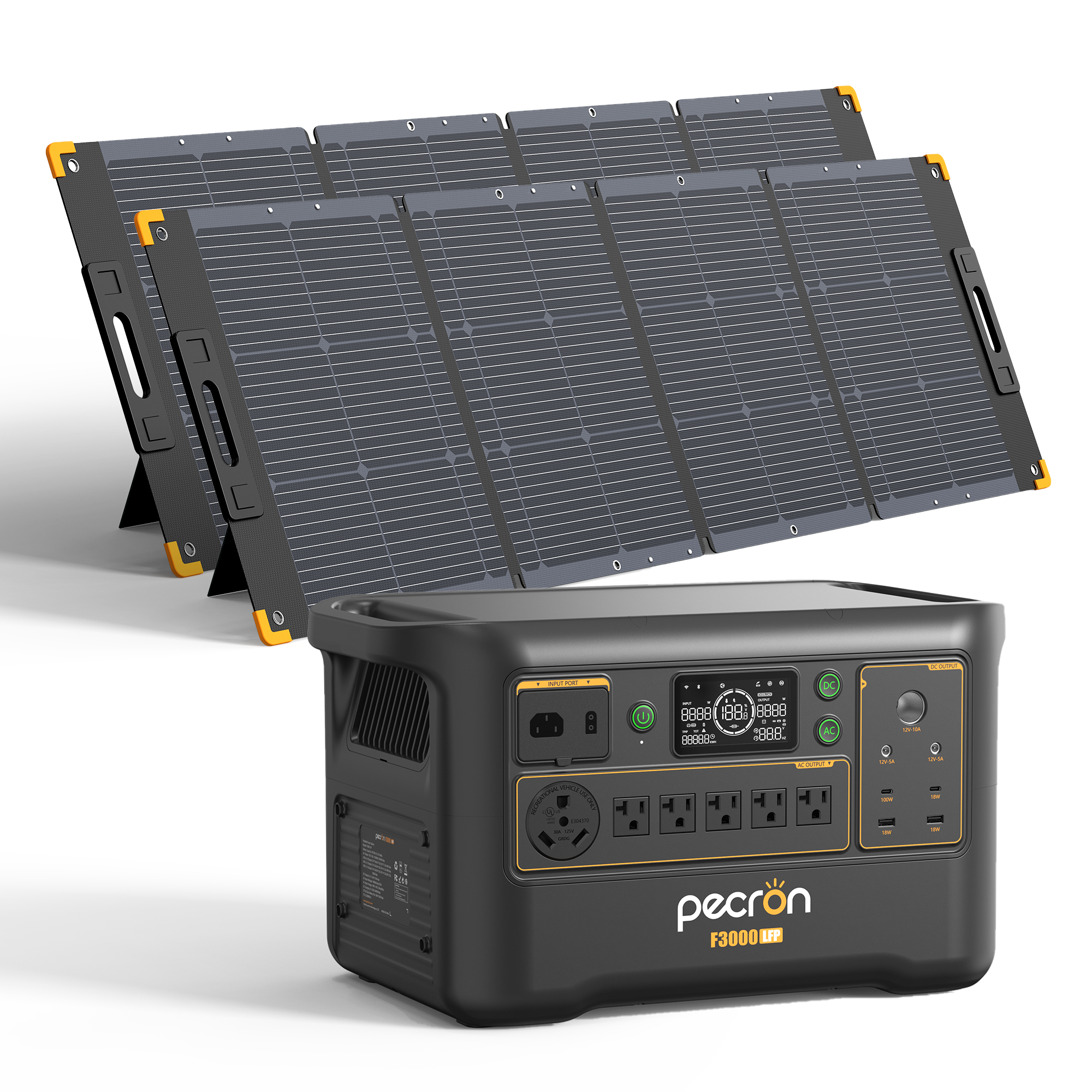 PECRON ワニ口クリップ → XT60(オス)12V出力ケーブル(1本)